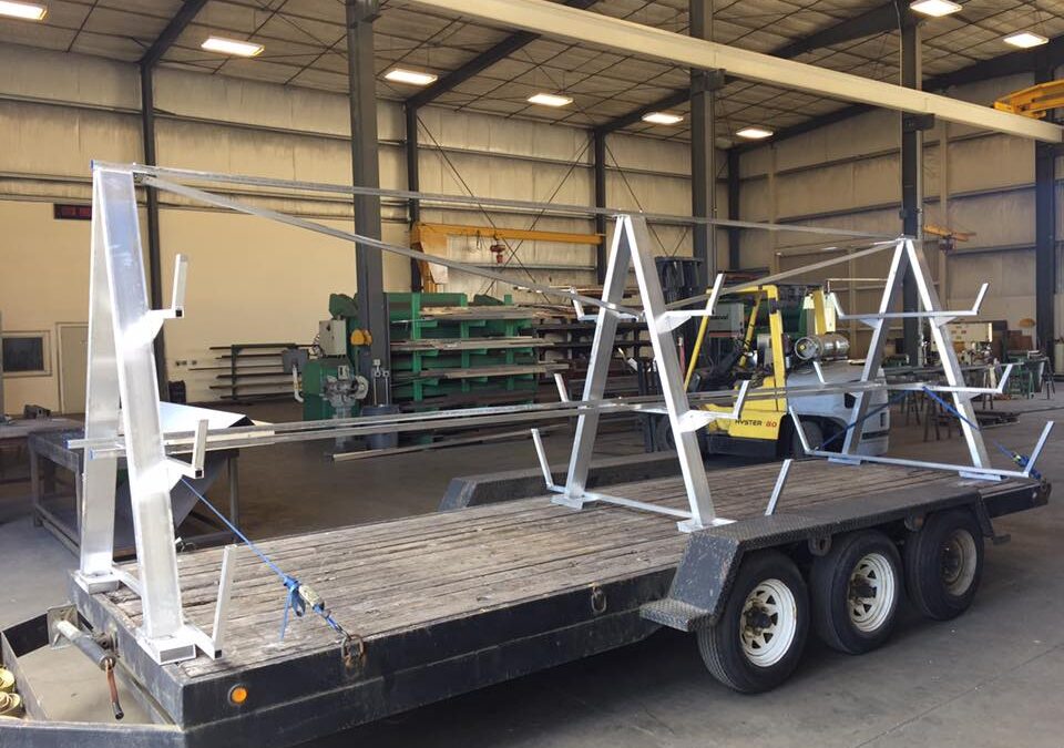 Aluminum PVC Pipe Rack